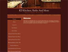 Tablet Screenshot of kdkitchenbathsandmore.com